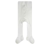 FALKE Family B Ti algodón sostenible lisas 1 pieza, Pantimedias Unisex bebé, Blanco Off-White 2040, 74-80