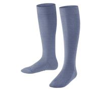 FALKE Family K Kh algodón sostenible lisos 1 par, Calcetines largos Unisex niños, Azul Light Jeans 6662, 35-38