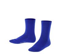 FALKE Family K So algodón sostenible lisos 1 par, Calcetines Unisex niños, Azul Cobalt Blue 6054, 35-38