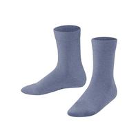 FALKE Family K So algodón sostenible lisos 1 par, Calcetines Unisex niños, Azul Light Jeans 6662, 35-38