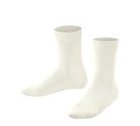 FALKE Family K So algodón sostenible lisos 1 par, Calcetines Unisex niños, Blanco Off-White 2040, 39-42