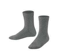 FALKE Family K So algodón sostenible lisos 1 par, Calcetines Unisex niños, Gris Light Grey Melange 3390, 31-34