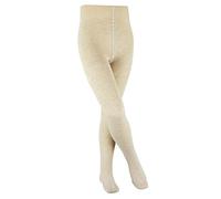 FALKE Family K Ti algodón sostenible gruesas lisas 1 pieza, Pantimedias Unisex niños, Beis Sand Melange 4650, 170-176