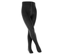 FALKE Family K Ti algodón sostenible gruesas lisas 1 pieza, Pantimedias Unisex niños, Gris Anthracite Melange 3080, 152-164
