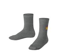 FALKE Family Little Chick K So algodón estampados 1 par, Calcetines Unisex niños, Gris Light Grey Melange 3390, 39-42