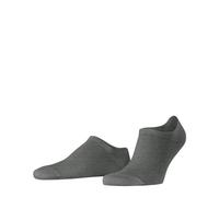 FALKE Family M In algodón invisibles lisos 1 par, Calcetines pinkies Hombre, Gris Light Grey Melange 3390, 43-46