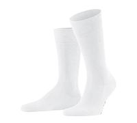 FALKE Family M So algodón sostenible lisos 1 par, Calcetines Hombre, Blanco White 2000, 39-42