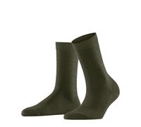 FALKE Family Special Edition W So algodón sostenible lisos 1 par, Calcetines Mujer, Verde Artichoke 7436, 39-42