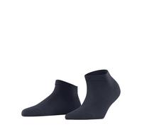 FALKE Family W Sn algodón sostenible lisos 1 par, Calcetines cortos Mujer, Azul Dark Navy 6379, 39-42