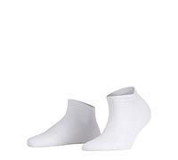 FALKE Family W Sn algodón sostenible lisos 1 par, Calcetines cortos Mujer, Blanco White 2009, 35-38