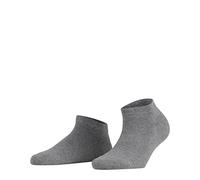 FALKE Family W Sn algodón sostenible lisos 1 par, Calcetines cortos Mujer, Gris Greymix 3399, 39-42