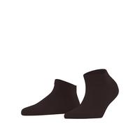 FALKE Family W Sn algodón sostenible lisos 1 par, Calcetines cortos Mujer, Marrón Dark Brown 5239, 35-38