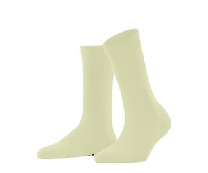 FALKE Family W So algodón sostenible lisos 1 par, Calcetines Mujer, Beis Tender Yel 1110, 35-38