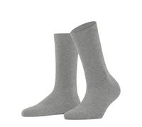 FALKE Family W So algodón sostenible lisos 1 par, Calcetines Mujer, Gris Light Heather 3223, 39-42