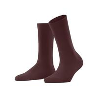 FALKE Family W So algodón sostenible lisos 1 par, Calcetines Mujer, Marrón Cayenne 5950, 35-38