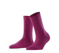 FALKE Family W So algodón sostenible lisos 1 par, Calcetines Mujer, Rojo Berry 8390, 39-42