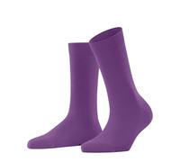 FALKE Family W So algodón sostenible Lisos Calcetines, Rojo Phlox 8067, 39-42 para Mujer