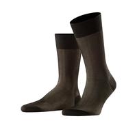 FALKE Fine Shadow M So algodón estampados 1 par, Calcetines Hombre, Marrón Brown 5931, 43-44