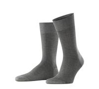 FALKE Fine Shadow M So algodón estampados 1 par, Calcetines Hombre, Gris Steel Melange 3166, 41-42