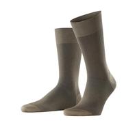 FALKE Fine Shadow M So algodón estampados 1 par, Calcetines Hombre, Beis Silbergrau 3930, 45-46