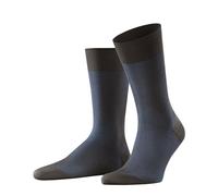 FALKE Fine Shadow M So algodón estampados 1 par, Calcetines Hombre, Marrón Bison 5183, 43-44
