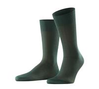 FALKE Fine Shadow M So algodón estampados 1 par, Calcetines Hombre, Verde Hunter Green 7441, 45-46