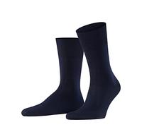 FALKE Firenze M So algodón fil d'Écosse lisos 1 par, Calcetines Hombre, Azul Dark Navy 6370, 43-44
