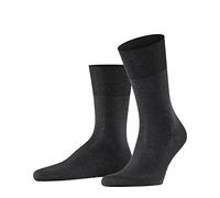 FALKE Firenze M So algodón fil d'Écosse lisos 1 par, Calcetines Hombre, Gris Anthracite Melange 3190, 45-46