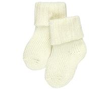 FALKE Flausch B So algodón lana lisos 1 par, Calcetines Unisex bebé, Blanco Off-White 2040, 80-92