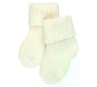 FALKE Flausch B So algodón lana lisos 1 par, Calcetines Unisex bebé, Blanco Off-White 2040, 62-68