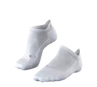 FALKE GO2 Invisible M In algodón antiampollas 1 par, Calcetines de golf Hombre, Blanco White 2000, 46-48