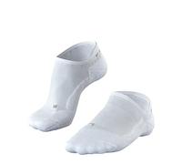 FALKE GO2 Invisible W In algodón antiampollas 1 par, Calcetines de golf Mujer, Blanco White 2000, 39-40
