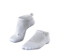 FALKE GO2 Pompom W In algodón antiampollas 1 par, Calcetines de golf Mujer, Blanco White 2000, 37-38