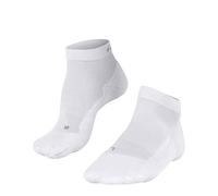 FALKE GO2 Short M Sso algodón hilo funcional antiampollas 1 par, Calcetines de golf Hombre, Blanco White 2000, 42-43