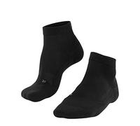 FALKE GO2 Short W Sso algodón antiampollas 1 par, Calcetines de golf Mujer, Negro Black 3000, 39-40
