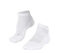 FALKE GO2 Short W Sso algodón antiampollas, Calcetines de golf Mujer, Blanco White 2000, 39-40