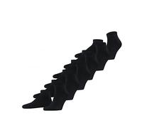 FALKE Happy 6-Pack M Sn algodón lisos 6 pares, Calcetines cortos Hombre, Azul Dark Navy 6375, 39-42