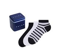 FALKE Happy Box Mix Multipack M Sn algodón lisos 3 pares, Calcetines cortos Hombre, Multicolor Blue White Mix 0020, 39-42