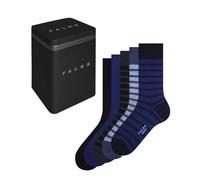 FALKE Happy Box Multipack M So algodón estampados 5 pares, Calcetines Hombre, Multicolor Blue Mix 0010, 39-42