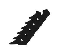 FALKE Happy Multipack W Sn algodón lisos 6 pares, Calcetines cortos Mujer, Negro Black 3000, 39-42