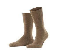 FALKE hombre Airport Plus calcetines transpirable regulación del clima antiolores lana algodón fina elegante suela de felpa costura plana en la zona de los dedos 1 par