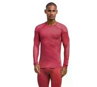 FALKE Hombre Camiseta de Manga Larga Wool-Tech Light Ruby (8830), XL