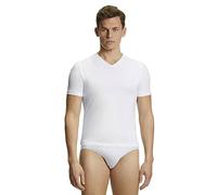 FALKE Hombre Daily Comfort 2-Pack V Neck Camiseta Interior Manga Corta con Cuello en v Agradable al Tacto en Paquete múltiple Transpirable Secado rápido algodón 2 Piezas