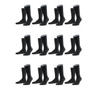 FALKE 14645 - Calcetines familiares para hombre (12 unidades), Anthra.mel, 43-46