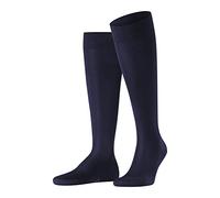 FALKE hombre Tiago calcetines largos transpirable sostenible ecológico algodón fil d'Écosse fino liso brillante costura plana en la zona del dedo del pie looks informales de negocios 1 par