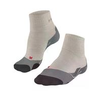 FALKE hombre TK2 Short calcetines para senderismo amortiguación media anti ampollas caliente transpirable secado rápido regulación del clima antiolores lana hilo funcional 1 par