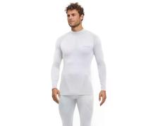 FALKE Hombre Warm High Neck capa de base superior Ropa Interior Térmica Para Climas De Suaves a Fríos Secado Rápido Transpirable Hilo Funcional 1 pieza