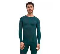 FALKE Hombre Warm Round Neck capa de base superior Ropa Interior Térmica Para Climas De Suaves a Fríos Secado Rápido Transpirable Hilo Funcional 1 pieza