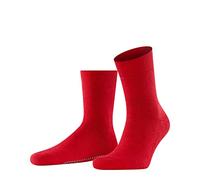FALKE Homepads M Hp algodón lana puños en la suela 1 par, Calcetines para casa Hombre, Rojo Scarlet 8280, 43/46 EU