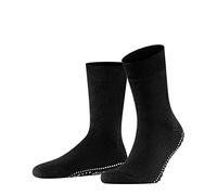 FALKE Homepads M Hp algodón lana puños en la suela 1 par, Calcetines para casa , Negro Black 3000, 43-46